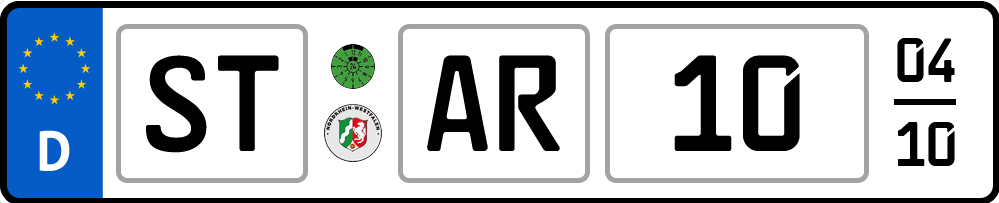 Saisonkennzeichen für Wohnmobile und andere Saisonkennzeichen