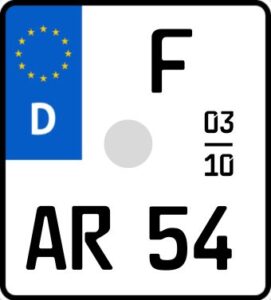 Motorradkennzeichen Motorradkennzeichen