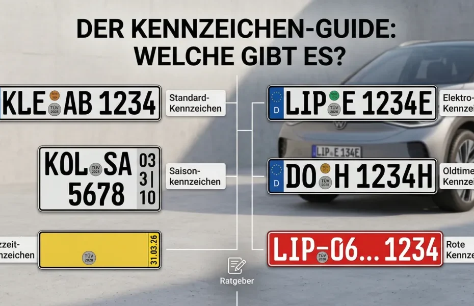 autokennzeichen welche gib es