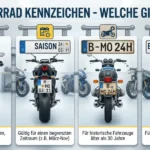 Motorrad Kennzeichen – welche gibt es?
