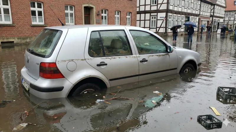 Wasserschaden am Auto - was zahlt die Versicherung?
