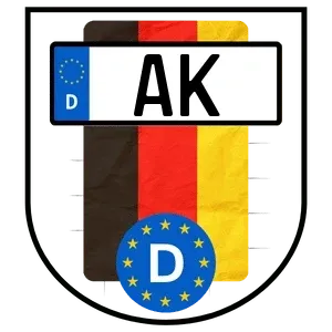 Kennzeichen AK reservieren