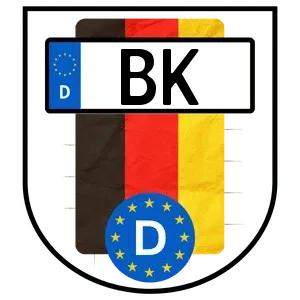 Kennzeichen BK reservieren