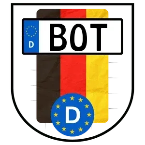 Kennzeichen BOT reservieren