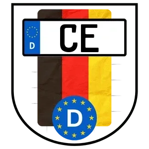 Kennzeichen CE reservieren