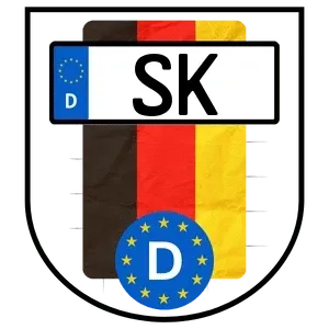 Kennzeichen SK reservieren