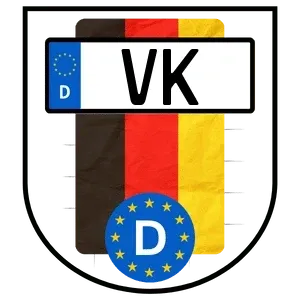 Kennzeichen VK reservieren