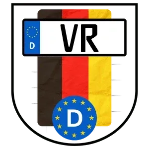 Kennzeichen VR reservieren