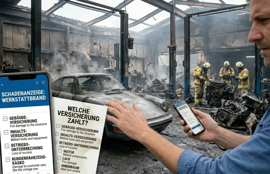 werkstattbrand welche versicherung zahlt