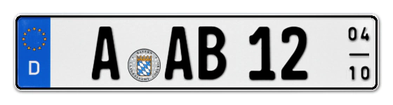 Saisonkennzeichen A für Augsburg online bestellen