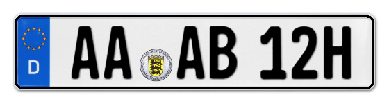 H-Kennzeichen AA online bestellen