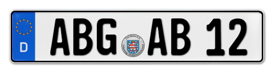 Autokennzeichen AltenBurG