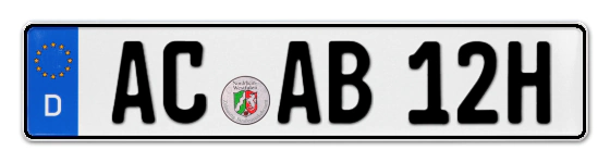 H-Kennzeichen AC online bestellen