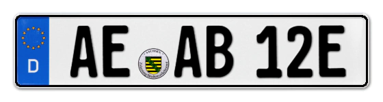 E-Kennzeichen AuErbach online bestellen