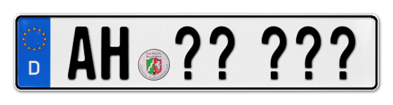 Wunschkennzeichen Ahaus reservieren