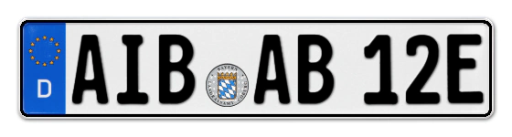 E-Kennzeichen AIBling online bestellen
