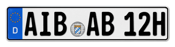 H-Kennzeichen AIB online bestellen
