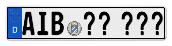 Wunschkennzeichen Aibling reservieren