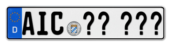 Wunschkennzeichen Aichach reservieren