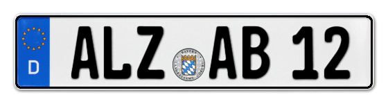 Autokennzeichen ALZenau