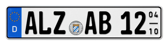 Saisonkennzeichen ALZ für ALZenau online bestellen