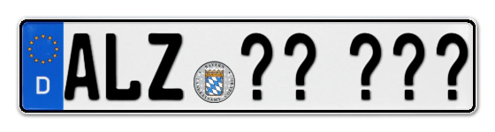 Wunschkennzeichen Alzenau reservieren