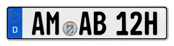 H-Kennzeichen AM online bestellen