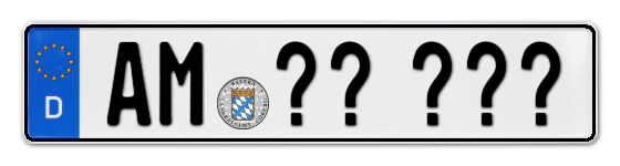 Wunschkennzeichen Amberg reservieren