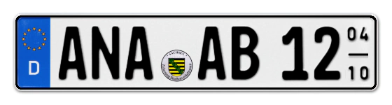 Saisonkennzeichen ANA für ANnAberg online bestellen