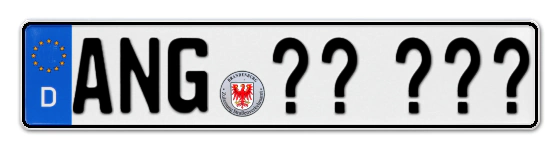 Wunschkennzeichen Angermünde reservieren