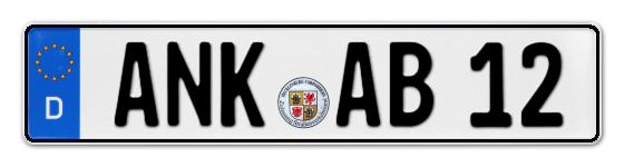 Autokennzeichen ANKlam