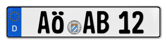 Autokennzeichen AltÖtting