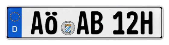 H-Kennzeichen AÖ online bestellen