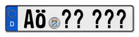 Wunschkennzeichen AltÖtting reservieren