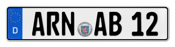 Autokennzeichen ARNstadt
