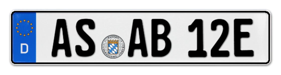 E-Kennzeichen Amberg, Sulzbach online bestellen