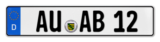 Autokennzeichen AUe