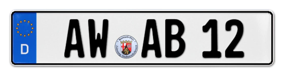 Autokennzeichen AhrWeiler