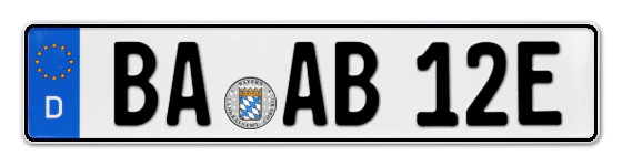 E-Kennzeichen BAmberg online bestellen