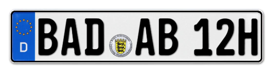 H-Kennzeichen BAD online bestellen