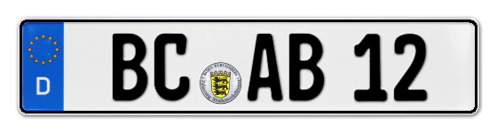 Autokennzeichen BiberaCh