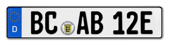 E-Kennzeichen BiberaCh online bestellen