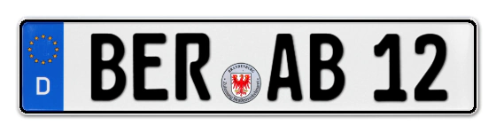 Autokennzeichen BERnau