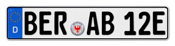 E-Kennzeichen BERnau online bestellen