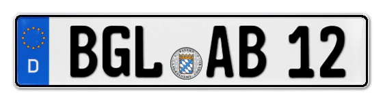 Autokennzeichen BerchtesGadener Land