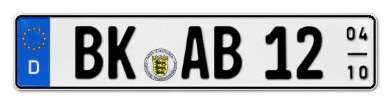 Saisonkennzeichen BK für BacKnang online bestellen