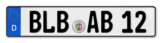 Autokennzeichen BerLeBurg