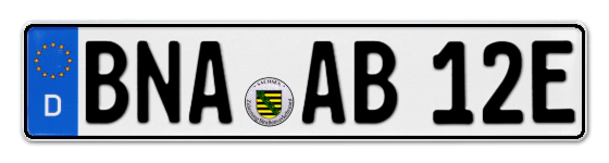 E-Kennzeichen BorNA online bestellen