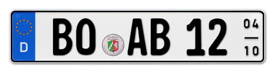 Saisonkennzeichen BO für BOchum online bestellen