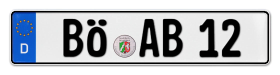 Autokennzeichen BÖrde